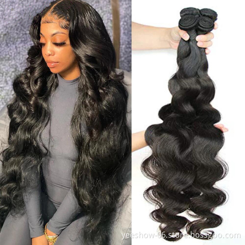 Wholesale body wave virgin bundle hair vendors wholesale human hair 40 inch bundles wholesale bundle virgin hair vendor